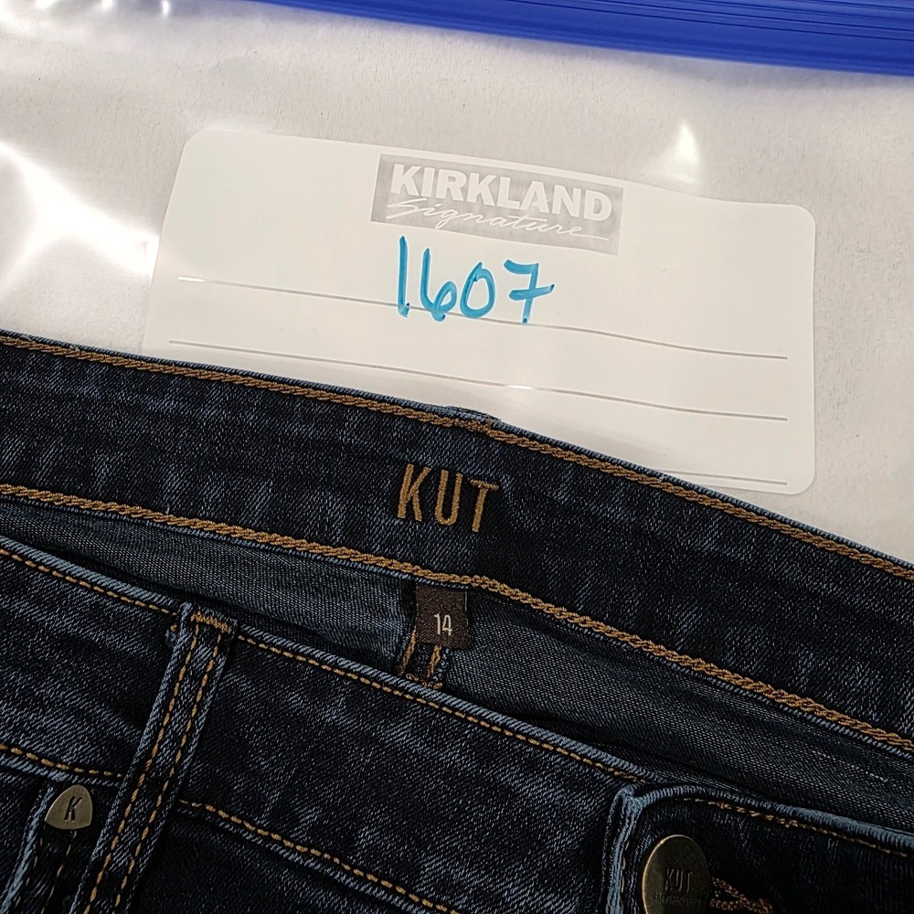 Kut From The Kloth Bootcut Jeans Womens 14 Blue Denim Mid Rise Stretch Western - Picture 11 of 11